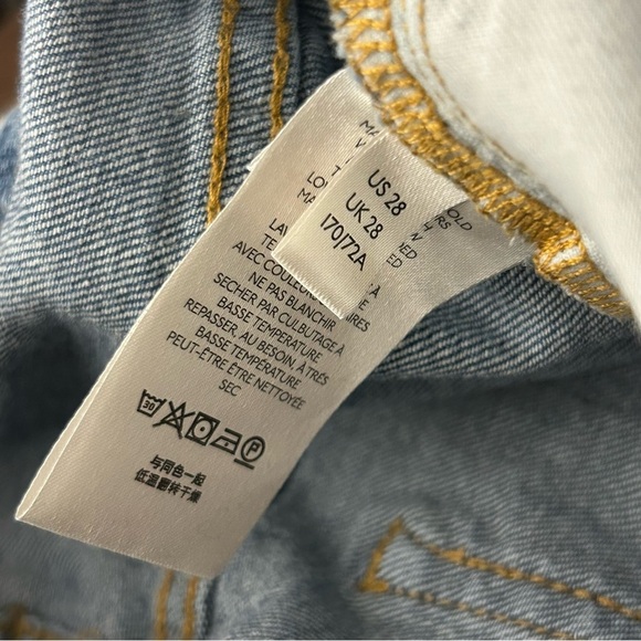 Anthropologie Pilcro super High rise Blue Jeans 28x28 - Picture 6 of 11